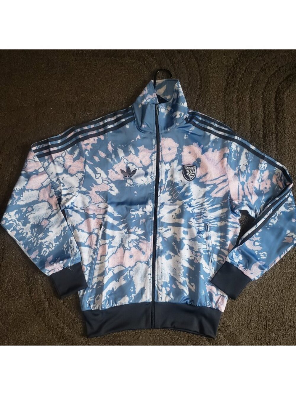 NWT Adidas San Jose Quakes X Grateful Dead Firebird Track Soccer Jacket S JY7911